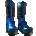 Icon of High-Quality Steel-Ribbed Armor Boots