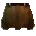 Icon of Brown Leather Miniskirt with Split