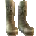 Icon of Cheyenne Leather Boots of the Rising Phoenix