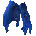 Icon of Gloves with a Blue Leopard Print