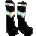 Icon of Boots with a Zebra Print