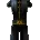 Icon of Black Organic Combat Suit